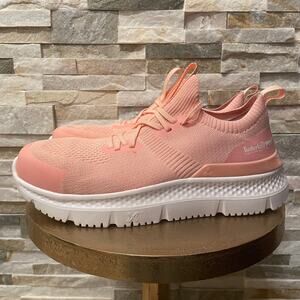 Timberland PRO A5VKY Pink Shoes 8.5 | Safety Toe, Anti-Fatigue, Slip-On NWOT